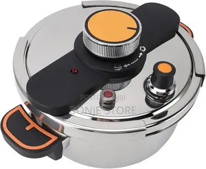 8 Litres Pressure Cooker Stainless Steel Fast Even Heating Pot