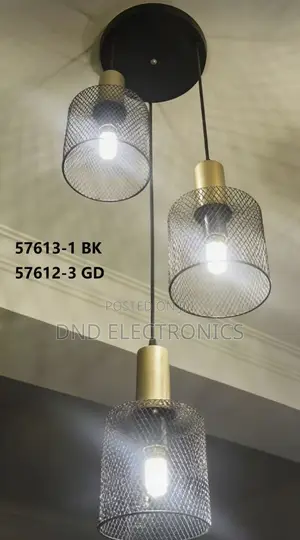3-Head Industrial Mesh Pendant Light