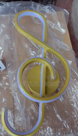 Treble Clef Music Note Led Wall Light