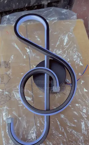 Treble Clef Music Note Led Wall Light