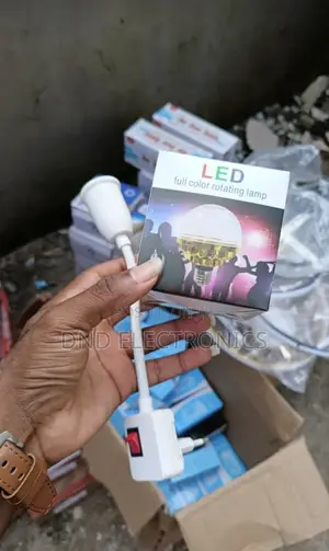Led Full Color Rotating Disco Ball Lamp