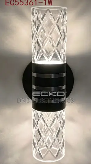 Ecko Ec55361-1w Modern Crystal Wall Light 