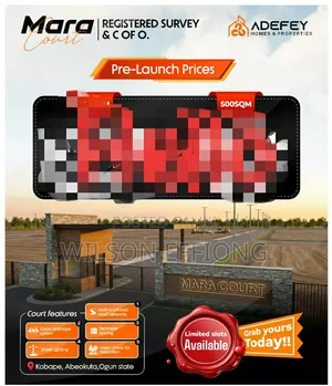 Lands Available For Sale At Mara Court, Abeokuta, Ogun State