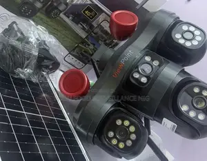 3 Lens 4g Solar CCTV Camera – Wireless Outdoor PTZ Security Camera Wi