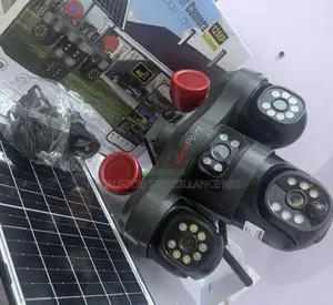 3 Lens 4g Solar CCTV Camera – Wireless Outdoor PTZ Security Camera