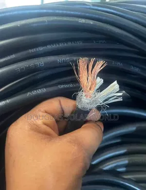 Solar Dc Cable 10mm2 Double Core 100m/Roll
