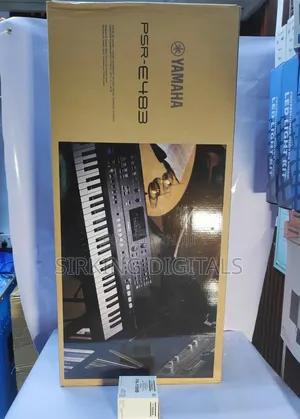 ￼
Yamaha PSR-E483 Portable 61-Key Keyboard Yamaha-Music