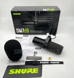 Sm7db Shure Dynamic Studio-Podcast Microphone