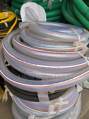 2-1⁄2" Transparent Steel Wire Hose for Water, Petrol,Light Chemicals