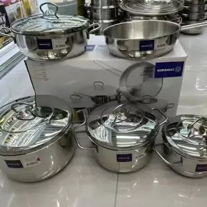 Korkmaz Quality Stainless Pots Set