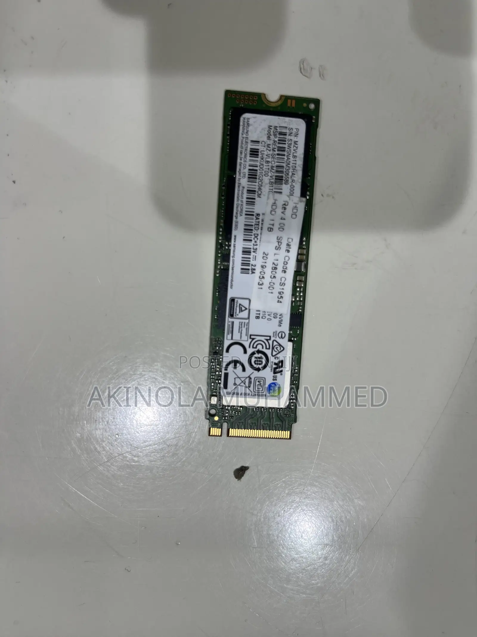 1tb SSD Original Pull Out