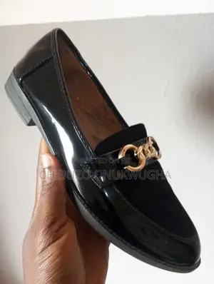 Size 41 Black Patent Loafers | Ladies Corporate/Office Shoes