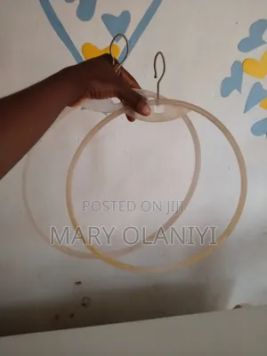2 Pants Hanger and 1 Cloth Hanger.