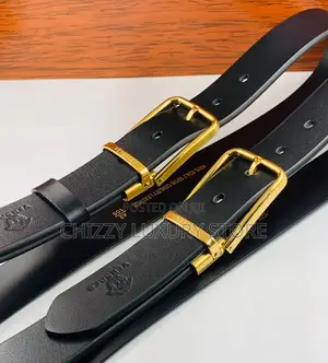 Versace Quality Luxury Men Genuine Leather Belt