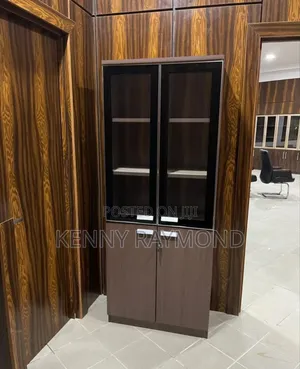 Wooden 2 Doors Bookshelf
