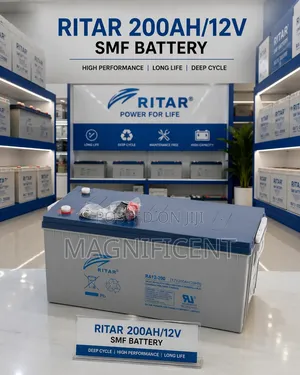 Ritar 200ah 12v SMF Deep Cycle Battery – High Capacity