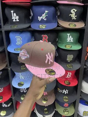 New York Yankees Two-Tone Brown Pink Fitted Cap