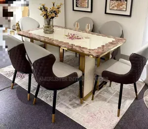 Marble Top Dining Set