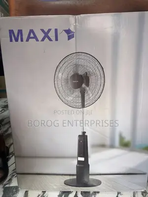Maxi Standing Rechargeable Fan 18 Inch Black-45-25mrd