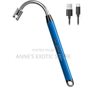 Rechargeable Electric Arc Lighter Usb Flameless Gas Igniter