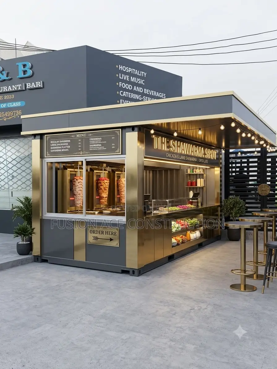 Alucoboard Cladding in Container Shape for Various Purposes