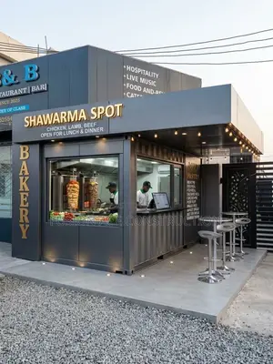 Alucoboard Cladding in Container Shape for Various Purposes