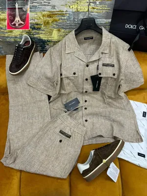 *Original Pure Dolce Gabbana Linen Set Available In Store M —— Xl
