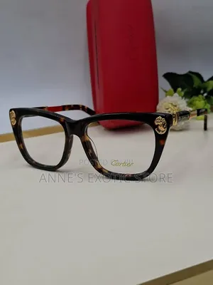 Cartier Style Luxury Unisex Eyeglass Frame – Tortoiseshell