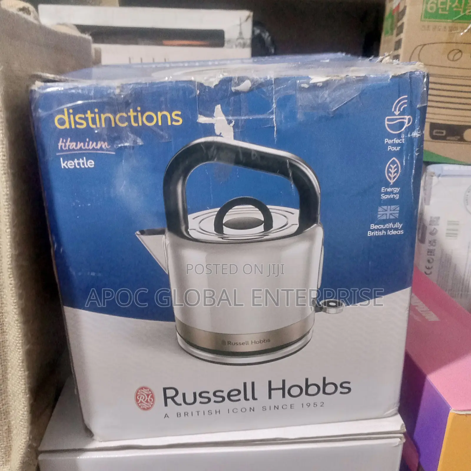 Russell Hobbs Distinctions Titanium Kettle