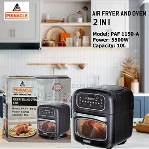 Pinnacle 2-in-1 Digital Air Fryer Oven 10l – Paf 1150-A