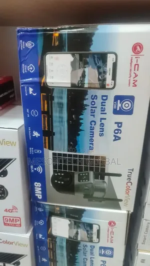 Dual Lens Smart Solar CCTV Camera 8mp 4g