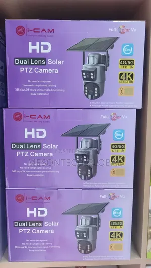Duel Lens PTZ Solar Camera/Duel Lens Intelligent Smart Camera