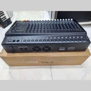 Yamaha 16-Channel Powered Mixer PMX-1608 With Amplifier, Usb Bluetooth