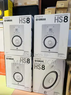 Yamaha Hs8 Studio Monitor, Black, 8 Inch
