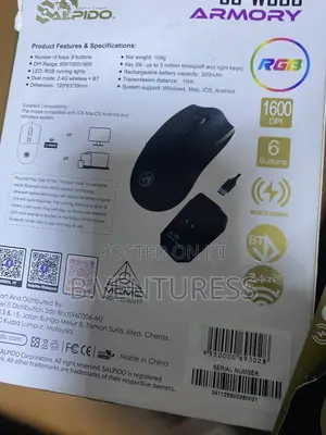 Salpido Sg-W606 Armory Wireless Gaming Mouse