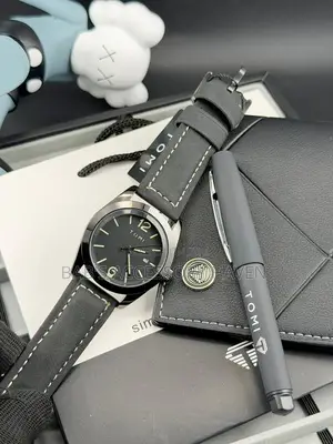 _Tomi Leather Watch + Classic Wallet + Sleek Pen + Box
