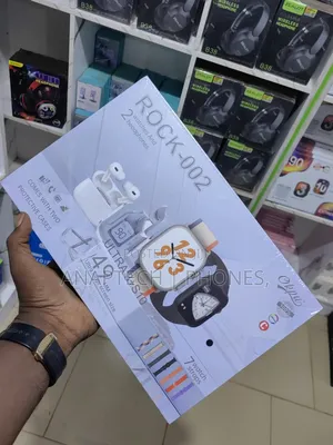 Rock -002 Ultra 3-S10 49mm Comes With 2watches 2headphones Comes 2