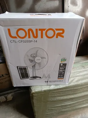 14 Inches Table Solar Fan