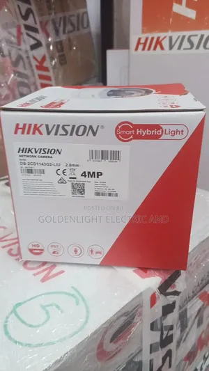 Hikvision Smart Hybrid Light Fixed Dome Network Camera.
