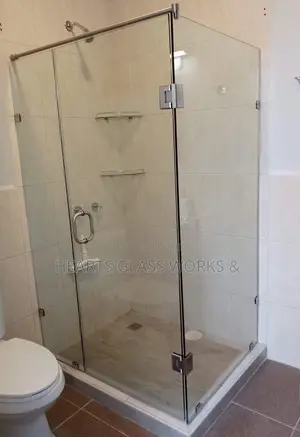 Contemporary Glass Shower Enclosure Installation
