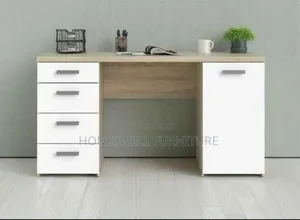 White and Brown Study Table