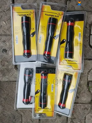 Sea Power Brand Flashlights Designed With Four Led Bulbs.