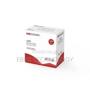 Hikvision Cat6 Pure Copper Network Cable – Ds-1ln6uzc0