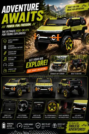 Green Utv Car: The Best Ride-on Gift for Boys Girls