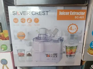 Premium Silver Crest Fruit Vegetable Juicer Blender