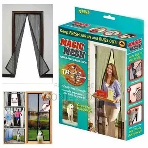 Magnetic Mesh Screen Door Hands Free 83x39