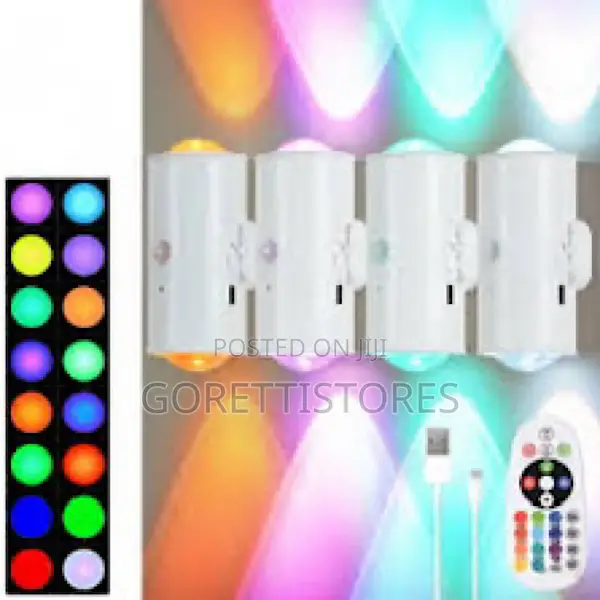 Smart Motion Sensor Wall Led Light With Remote