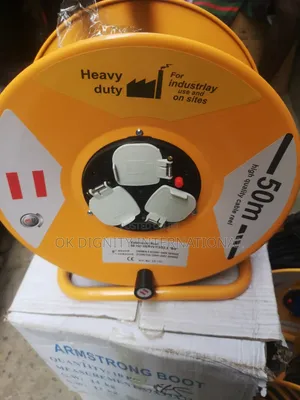 50 Meters Heavy Duty Extension Cable Reel (Industrial Grade)