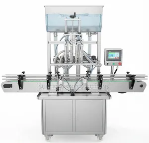 Automatic 4 Nozzle Paste Filling Machine
