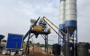 Concrete Batching Plant 75m3/Hr – Commercial Grade With 2×100t Silos